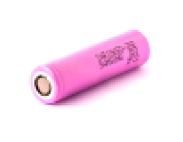 Акумулятор Li-Ion 18650 Samsung INR18650-35E, 3500mAh, 8A, 4.2 / 3.6 / 2.5V, PINK, 2 шт в упаковці,