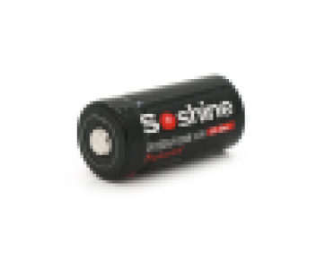 Акумулятор 16340 / CR123 Li-Ion Soshine 16340P-3.0-700 Protected, 700mAh, 3.0V, Black