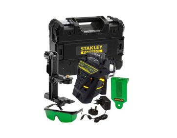 Рівень лазерний FatMax®MultilineGreen трипроменевий площинний самовирівнюючий, чемодан STANLEY FMHT1
