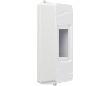 Корпус модульний пластиковий, 1 модуль, навісний, без дверцят, серії UBox