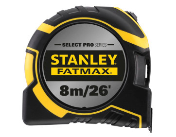 Рулетка вимірювальна FatMax®Autolock довжиною 8 м/26, шириною 25 мм, в обгумованому корпусі, з подві