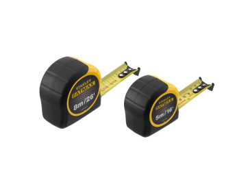 Рулетки вимірювальні FatMax®, 5м/16х25мм + 8/26х25, в хромованому корпусі STANLEY FMHT81745-0