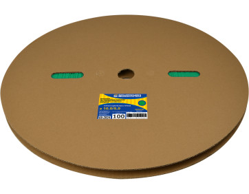 Термоусаджувальна трубка 10,0/5,0 (рулон 100м) зелена